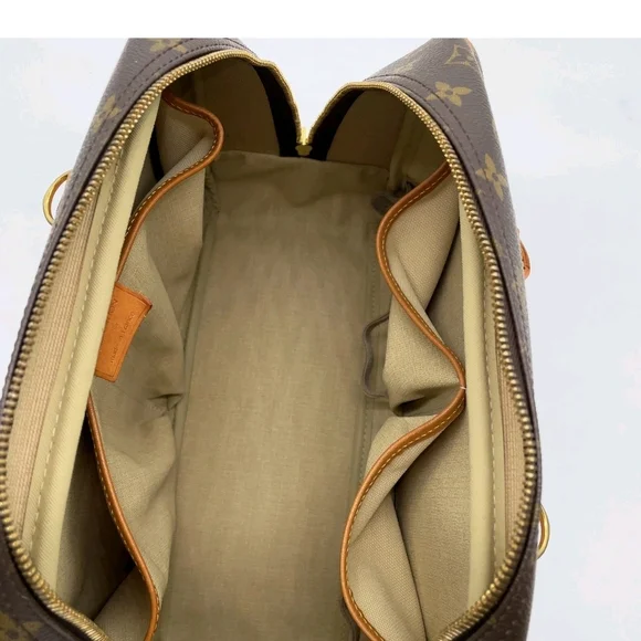 Auth Louis Vuitton Monogram Deauville Handbag W/DustBag - Picture 11 of 16